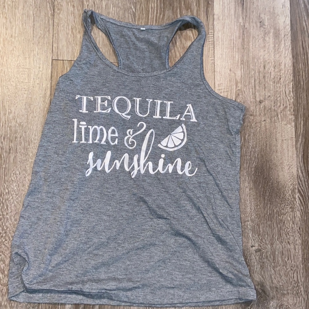 Tequila lime and sunshine Tank top